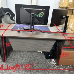 Office Set (L-shaped Desk And Chairs)