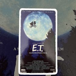 E.T. The Extra Terrestrial VHS