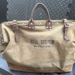 V intage Bell System Lineman's Tool Bag
