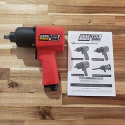 Earthquake 1/2in Impact Wrench Pneumatic 700ft-lbs LIKE NEW