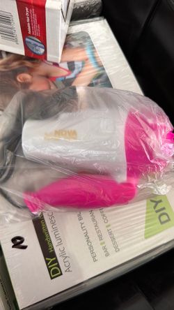 Nova Foldable Hair Dryer Pink and White