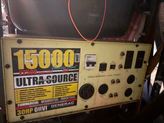Generac Guardian Ultra Source 15,000 Watt Generator – 30HP – Heavy Duty