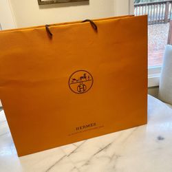 HERMES Shopping Bag for Display Genuine Extra Large