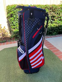 Brand New American Flag Golf Stand Bag
