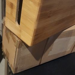 Wood Cable Management Box