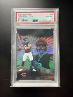 2024 PANINI ILLUSIONS RETAIL #13 CALEB WILLIAMS PSA 8