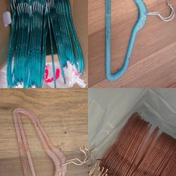 Girl Hangers Pink & Teal 13inch Wide 