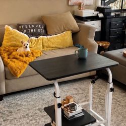 Adjustable Rolling Side Table / Laptop Desk