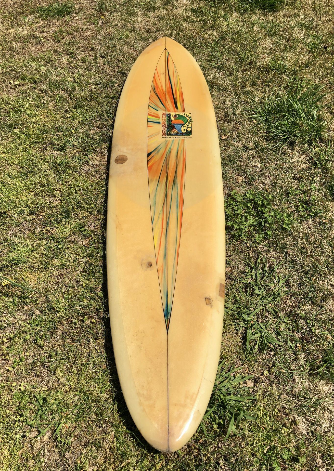 7’10” Vintage Surfboards Hawaii “Aquarias”
