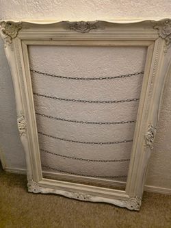 Large Framed Jewelry Holder