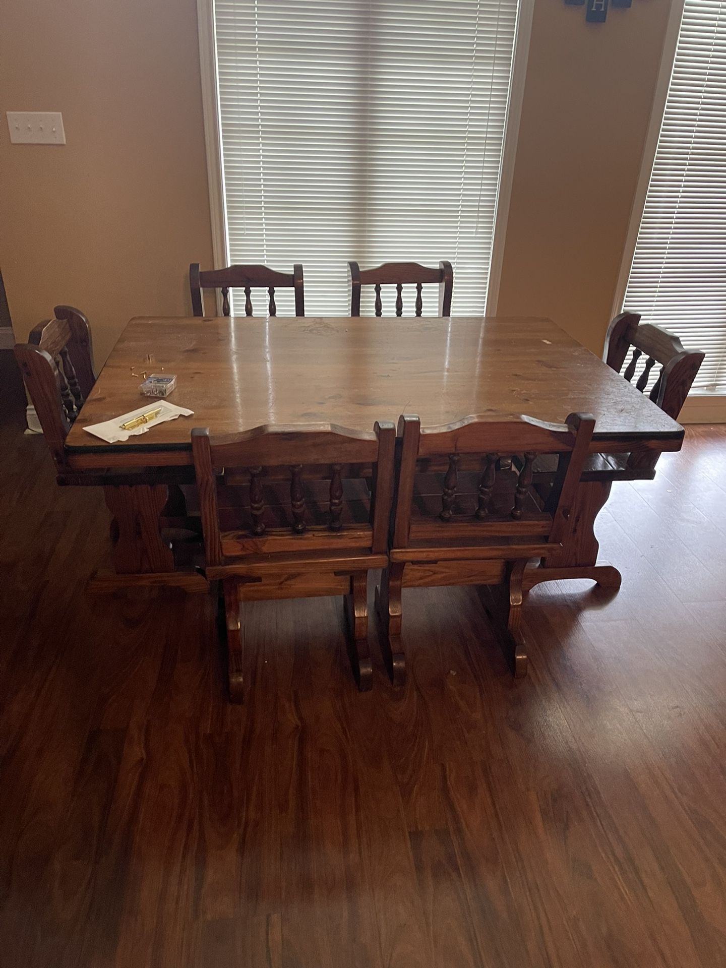 Table With 6 Chairs