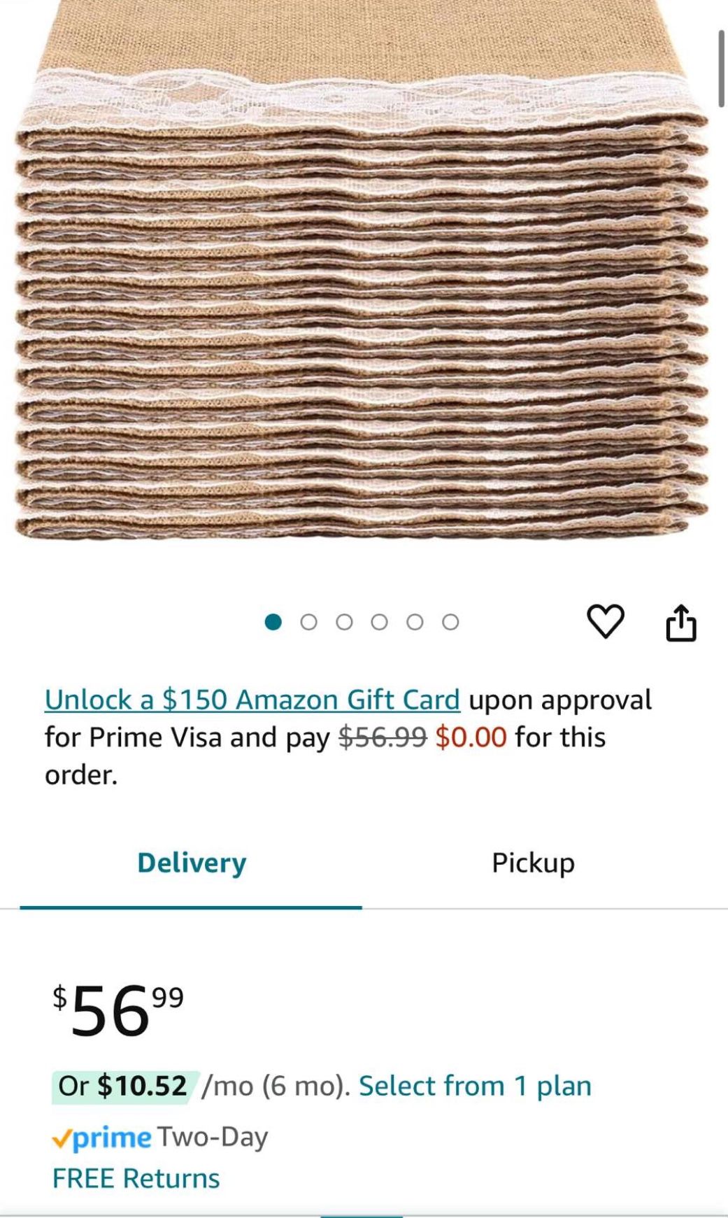 Burlap Table Runners