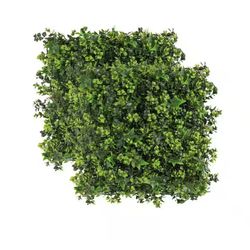 Vigoro 2 in. Green Artificial Mix Leaf 20 in. x 20 in. Foliage Panel