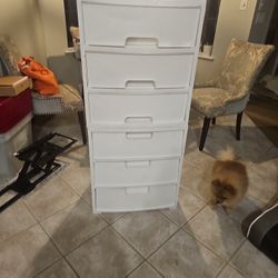 Plastic Drawers 6/ 2 Pieces