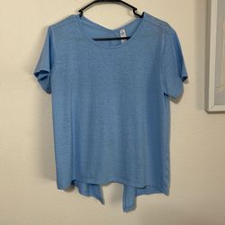 RBX Light Blue Women's Short Sleeve Top