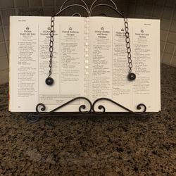 Metal Kitchen Cookbook Stand