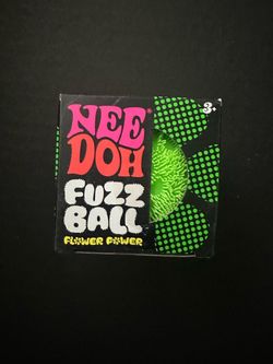 Nee Doh Fuzz Ball Flower Power Green