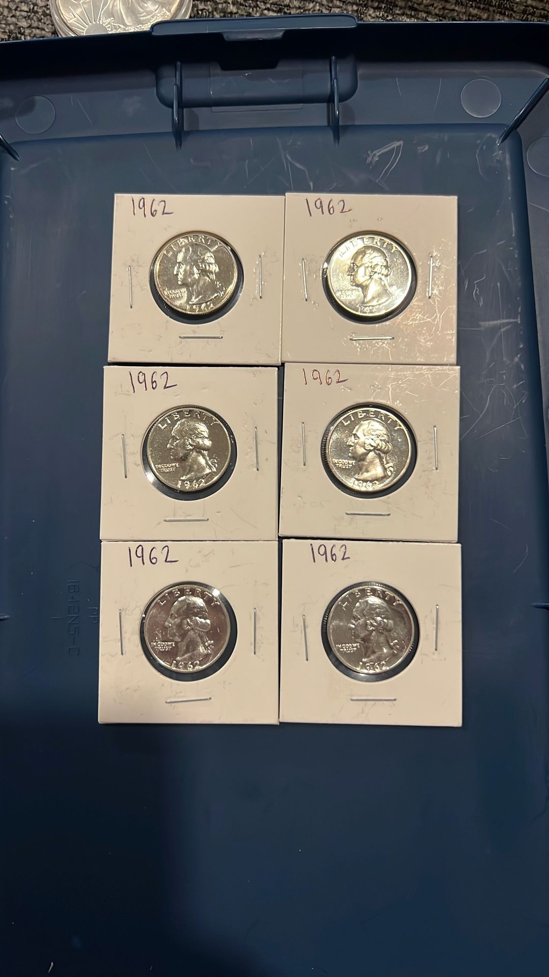 Proof 1962 Quarters 