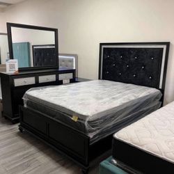 Queen Bedroom Set-TAKE HOME WITH $25