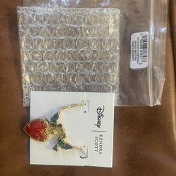 Disney | Kendra Scott Snow White Vintage Gold Heart Statement 