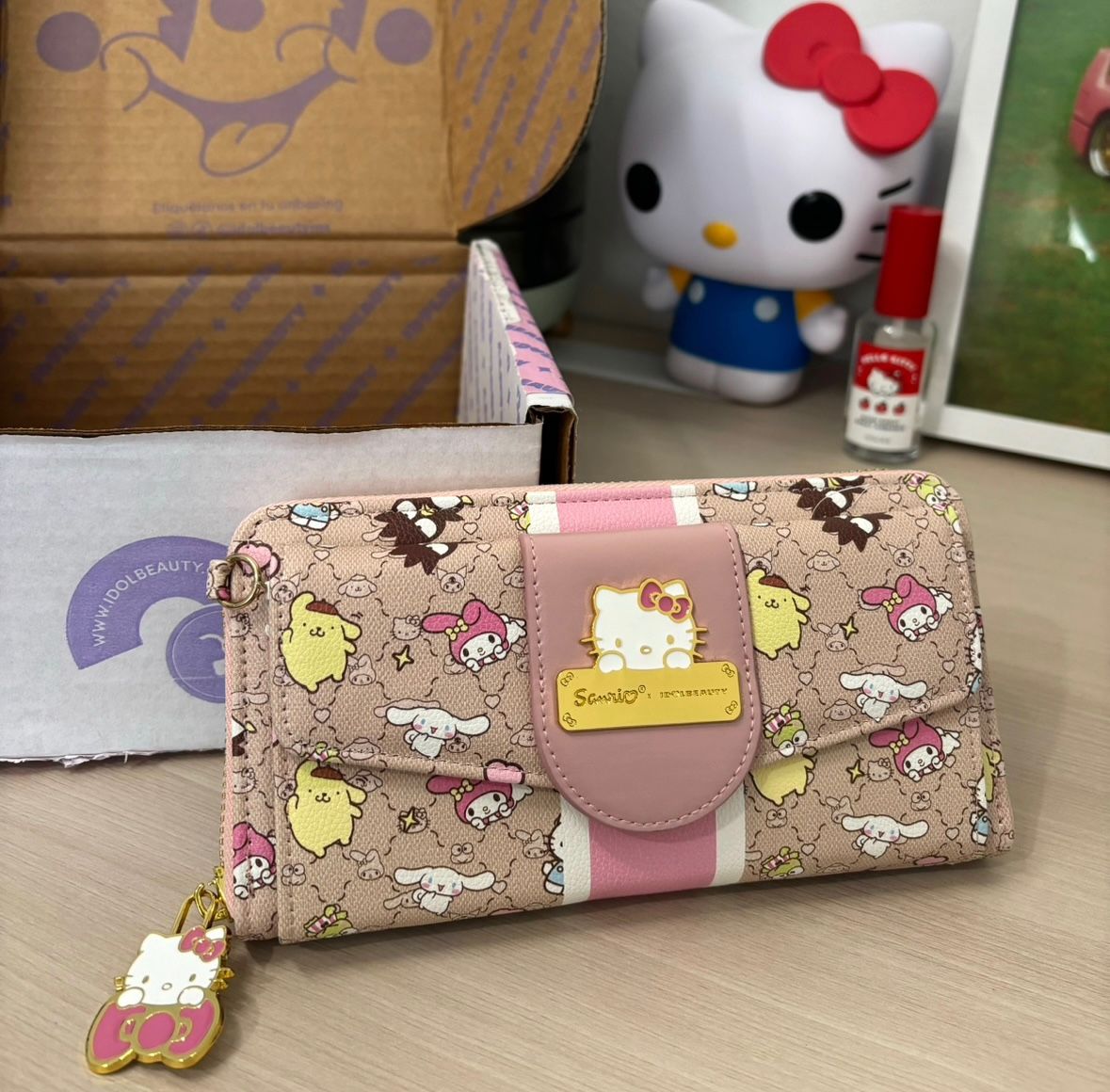 Hello Kitty x IDOLBEAUTY Wallet,All Products : American Fashion Style Bags On Sale