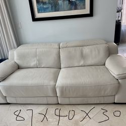 EL Dorado Leather Power Reclining Sofa 