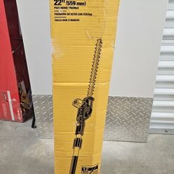 New Dewalt pole hedge trimmer