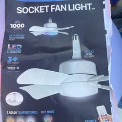 Socket Fan Light 