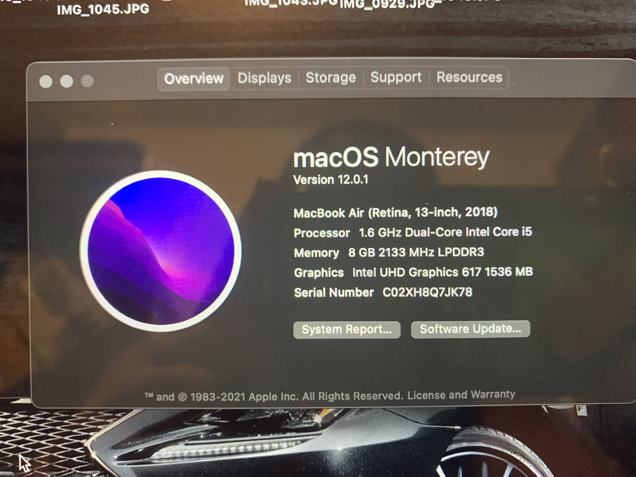 MacBook Air 13inch 2018