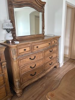 6 piece king size bedroom set
