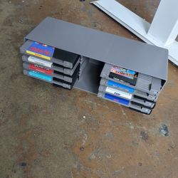 NES games and case