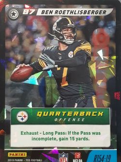 Ben Roethlisberger 2019 Cracked Ice Football Card