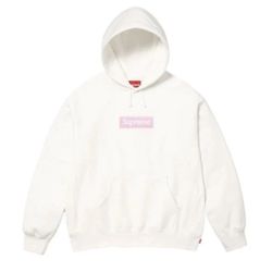 Supreme Box Logo Hooded Sweatshirt FW25 - White (Size XL)