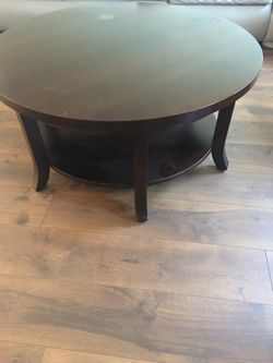 Crate and barrel coffee table