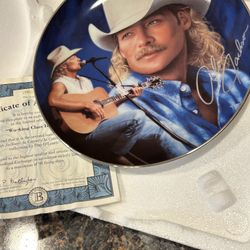 Bradford Exchange Alan Jackson “Working Class Hero” Collectors Plate  New $20