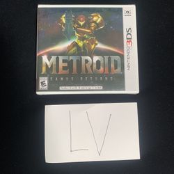 Metroid Samus Returns Nintendo 3DS