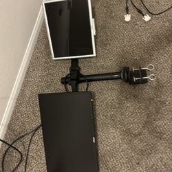 Two Monitors With Stand