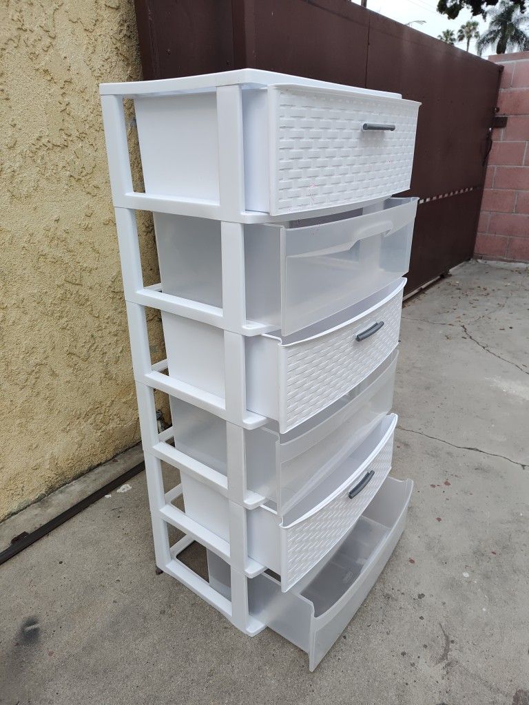 STERLITE 6 DRAWERS STORAGE CONTAINER WITH WHEELS