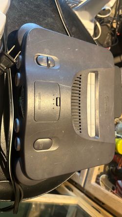 Nintendo 64 w control and cables