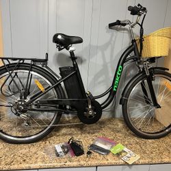 Nakto Camel 26" City Cruiser Step Through Electric Bike