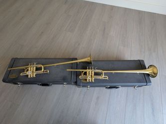 Pair of Herald trumpets kanstul