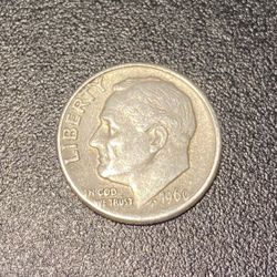 1960 Dime 