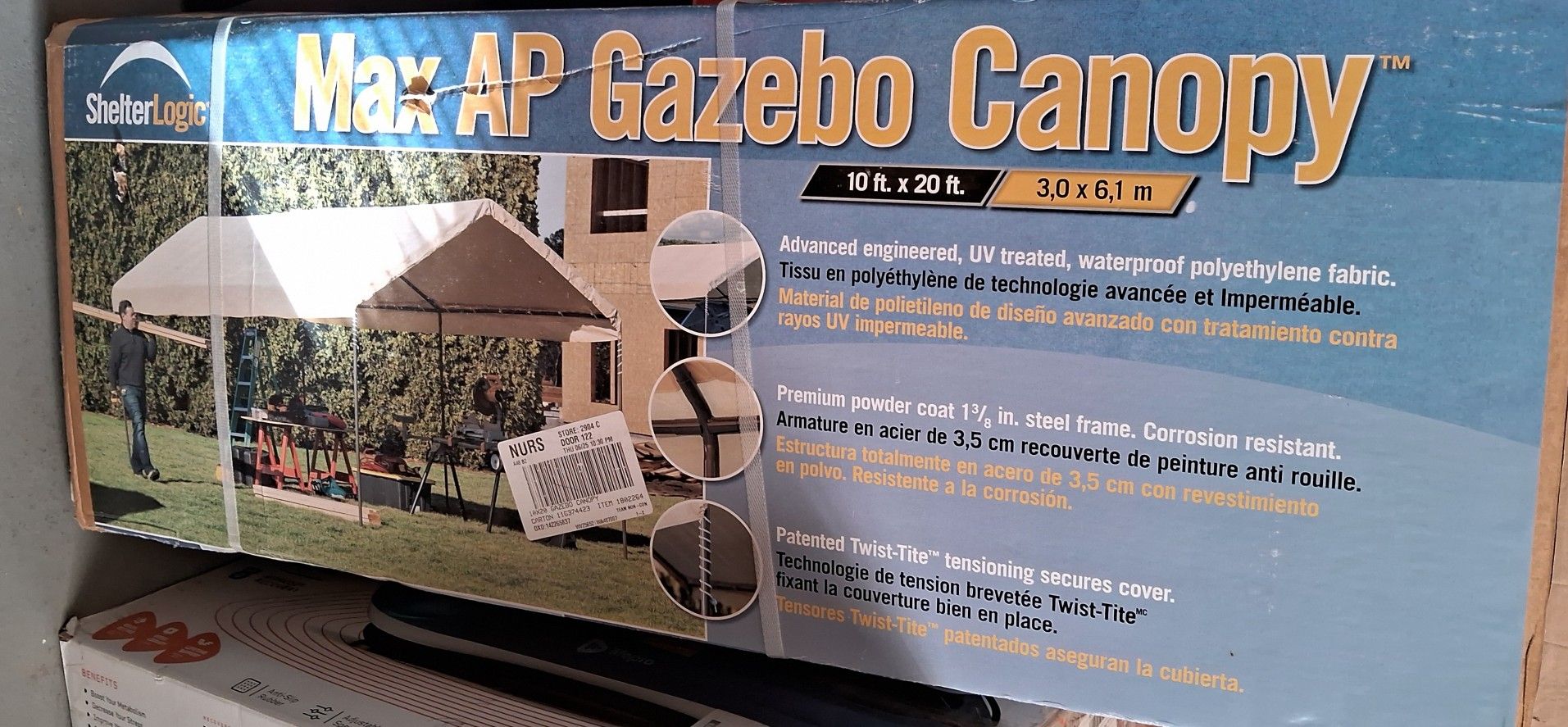 10x 20 GAZEBO CAR CANOPY