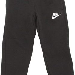 Nike Club Fleece Rib Cuff Pants (Toddler) Black 2T