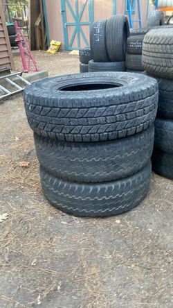 Tires set of three, 265/75/16