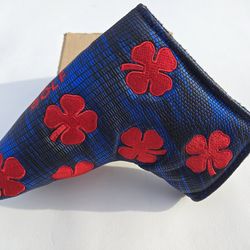 NEW Golf Putter Cover - Sm Clover (RB)