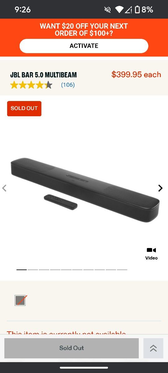 JBL Soundbar 5.0