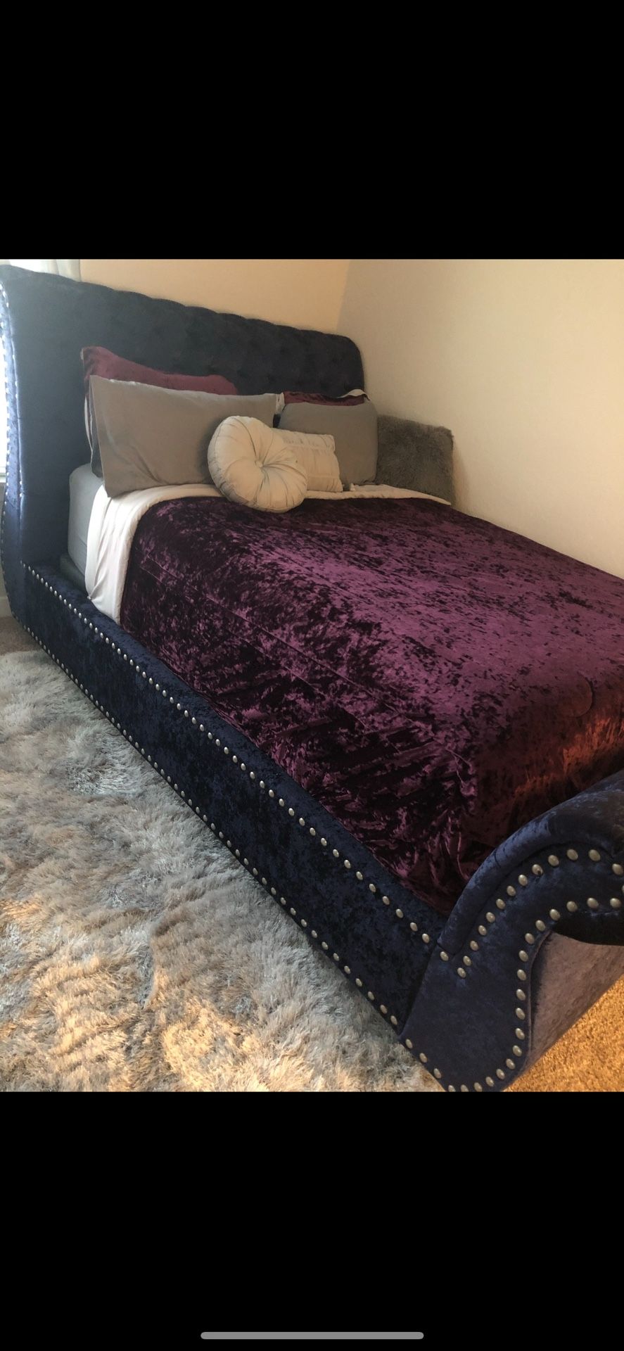 Sleigh Bed (Mattress & Box Spring) NOT INCLUDED. A Chest And Dresser Can Be Sold As A Combo Or Separately.