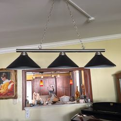 Pool Table Chandelier