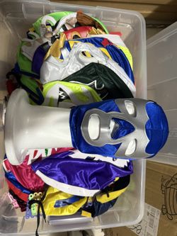 Lucha Libre Wrestling face masks lot kids and adult sizes
